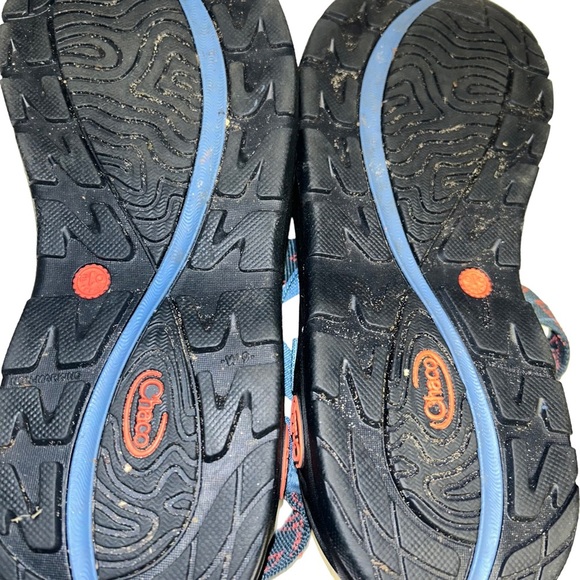 WOMEN'S CHACO Z/VOLV sandals size 9 blue/pink hiking outdoor beach - Picture 3 of 5